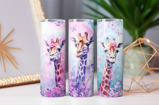 Watercolor Giraffes