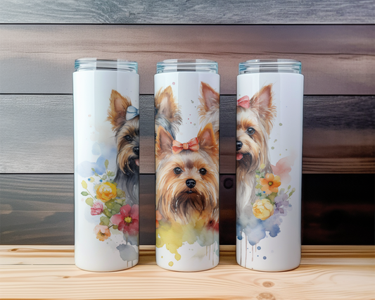 Floral Yorkies